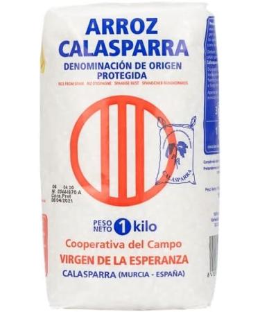 Calasparra White Paella Rice D.O.P. 1kg - Buy Online on SooperMarket.com