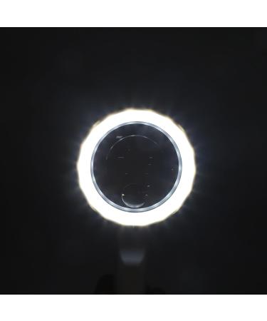 Lighted Magnifying Glass 5X 12X 3 Brightness Gears Handheld Magnifying Glass for Antiques Appreciation - Buy Online on SooperMarket.com