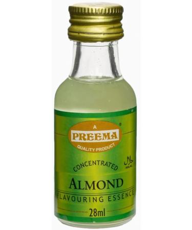 Preema | Almond Flavouring Essence 12X28ml X 12 Trays (144 Bottles) | Prefect For Baking | Halal | Premium Quality - Buy Online on SooperMarket.com