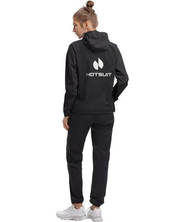 HOTSUIT Women's Sauna Suit for Weight Loss & Workout | Black | X-Large - Buy Online on SooperMarket.com