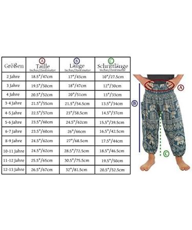 Lofbaz Kids Hippy Thai Harem Aladdin Pants 6-7 Years - Solid White - Buy Online on SooperMarket.com