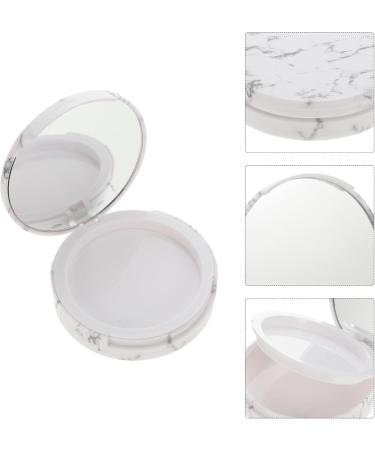 FOYTOKI 2pcs Storage Box Cosmetic Case Compact Pressed Powder Case Round Makeup Organizer - Buy Online on SooperMarket.com