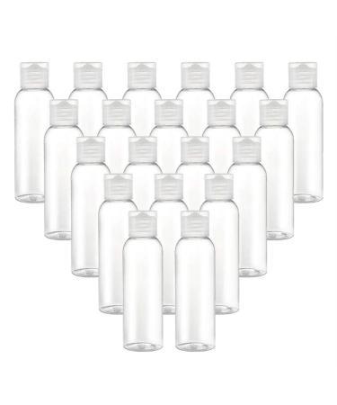 GeRRiT Fine Mist Spray Dispenser Bottle With Plastic Flip Top Bottle Clear Fine Mist Mini Travel Bottle Set Refillable Container for Cleaning Gardening Plant (Size : 50ml)