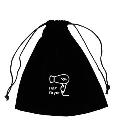 Baluue 3 Pcs Hair Dryer Storage Bag Hair Dryer Storage Pouch S choir Thick Bag Purse Portable Dryer Flannel