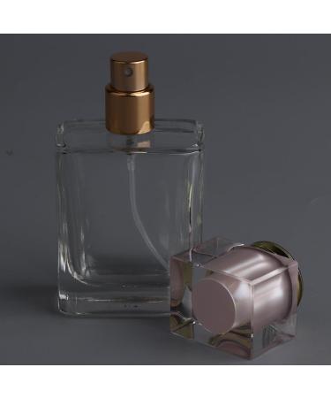 Dajidafu Stylish Pink Cap Empty Glass Perfume Fragrance Bottle Aftershave Spray Containers 50ml - Buy Online on SooperMarket.com