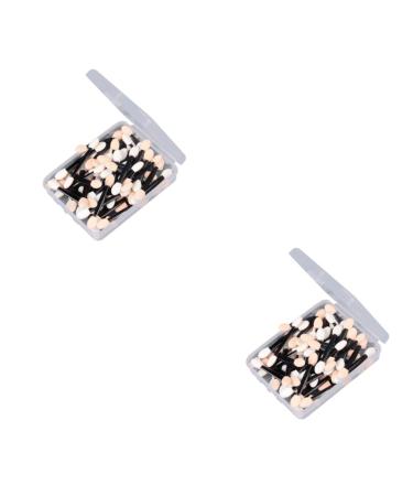 Baluue 100 Pcs Makeup Tools Eye Shadow Sponge Applicator Sponge Eyeshadow Brushes Eyeshadow Makeup Brushes