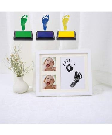 Umorismo 6-Piece Baby Footprint & Handprint Stamp Set | Multi-Color Baby Keepsake Kit for International Shipping - Buy Online on SooperMarket.com