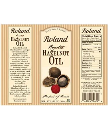Roland Foods Roasted Hazelnut Oil - 16.9 Fl Oz Can - Specialty Imported Food - Buy Online on SooperMarket.com