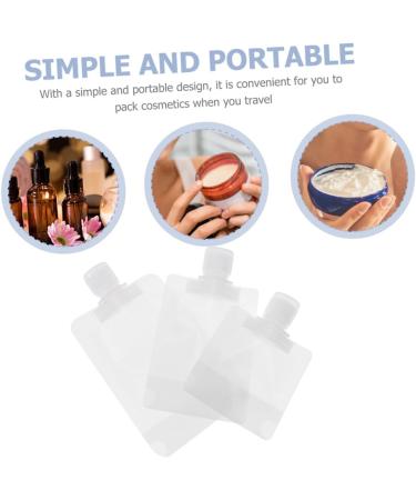 FOMIYES 3 Sets Flap Lotion Bag Travel Cosmetic Bag Shampoo Travel Bag Vertical Spray Pocket Liquid Travel Containers Squeezable Bags Travel Liquid Pouch Frosted Wash Bag or Clamshell - Buy Online on SooperMarket.com