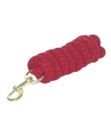 Gatsby Acrylic 6ft Lead Rope Burgundy