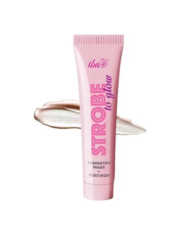 Iba* Strobe to Glow Illuminating Primer + Moisturizer 25gm | Skin Radiance Cream + Highlighter for Face | For Dewy Instant Glow | Boosts Hydration | Enriched Vitamin C | For All Skin Types | Halal Certified & Vegan Makeup