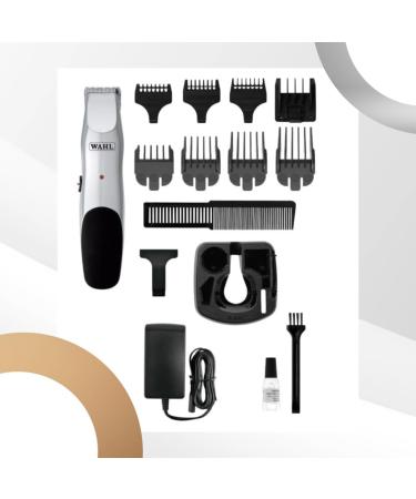 Wahl Canada Rechargeable Beard Trimmer All You Need for Beard & Stubble Men Grooming beard trimmer with ergonomic contour design and soft touch elements for easy grip - Model 3243 - Buy Online on SooperMarket.com
