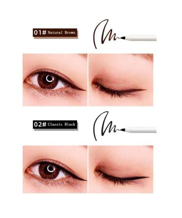 LSNTUU Quick Drying Waterproof Eyeliner - 01#Natural Brown - Buy Online on SooperMarket.com