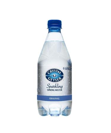Crystal Geyser Natural Sparkling Spring Water 12 Pack - 18 oz Bottles | Carbonated, Non GMO, No Artificial Ingredients - Buy Online on SooperMarket.com