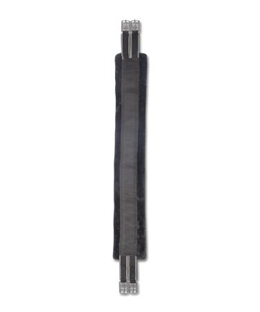 WALDHAUSEN saddle girth with teddy fur black length 135 cm