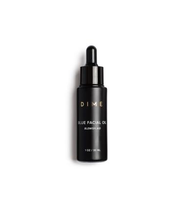 Dime Beauty Blue Facial Oil Blemish Aid Spot Treatment and Full Face Hydration and Anti-Aging with Blue Tansy Oil  Black Cumin Seed Oil  and Rosehip Oil