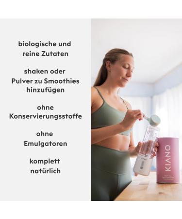 Kiano Slimming Shake - Organic Berry Meal Replacement Gluten-Free High Protein 279 kcal per Serving 825g | Plant-Based Nutrition - Buy Online on SooperMarket.com