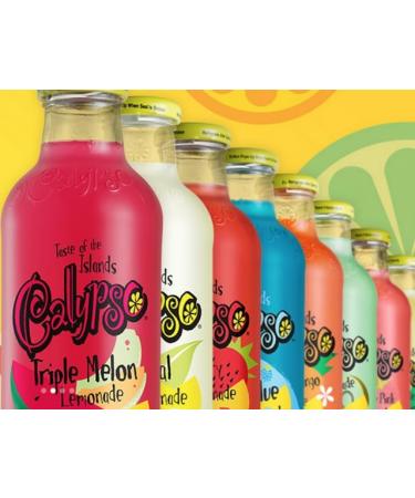 CALYPSO Lemonades | With real fruit and flavors | (ISLAND WAVE LEMONADE Pack of 12) ISLAND WAVE LEMONADE 39.42 ml (Pack of 12) - Buy Online on SooperMarket.com