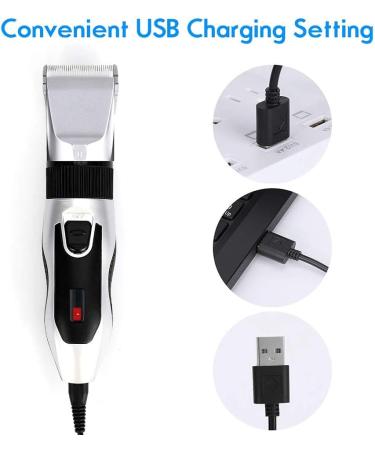 yilin Men's 6 Comb Professional Hair Clipper Wireless Hair Clipper Haircut Rechargeable Haircut Tool - Buy Online on SooperMarket.com