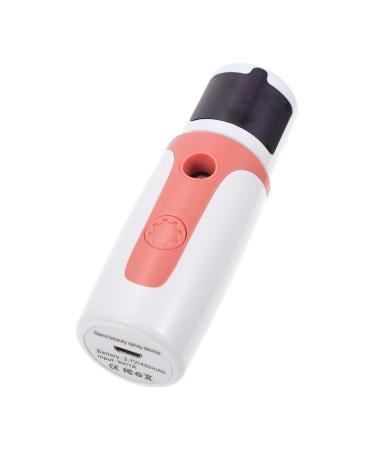 Baluue 3 Sets Hydrating Instrument Skin Moistener Handheld Sprayer Rechargeable Sprayer Face Mist Pink Abs