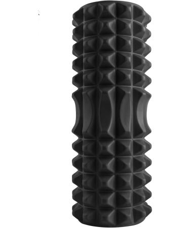 Fascia Roll 12cm | EVA Foam Pilates Yoga Massage | Black 33 cm - Perfect for Recovery - Buy Online on SooperMarket.com