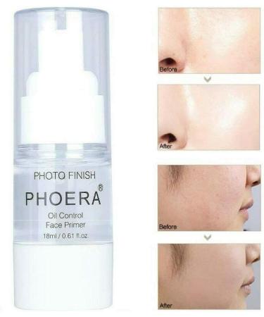 PHOERA Primer Matte Finish Face Makeup Pore filler Primer Foundation Base Oil Control Full Coverage Make Up Base Concealer Long Lasting Flawless Pores Minimiser Liquid Moisturizing (2 x 18ml.) 18 ml (Pack of 2) - Buy Online on SooperMarket.com