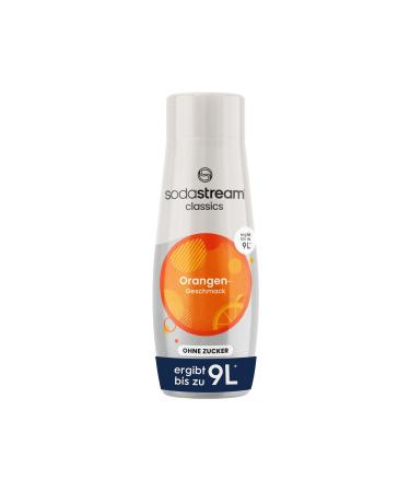 SodaStream Orange syrup without sugar 1 bottle makes 9 liters of ready-to-drink beverage prepared in seconds and always fresh 440 ml