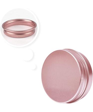 Yue Qin 15-Piece 10ml Aluminum Empty Jar Set - Travel Cream & Cosmetics Containers with Lids - Perfect for Lotions Creams and Mini Candles - Stylish Rose Gold Finish - Buy Online on SooperMarket.com