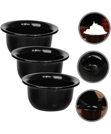 Angoily 3-Section Shaving Shell Razor Holder | Black Soap & Foam Bowl | Men's Shaving Accessories | International Shipping Available - Buy Online on SooperMarket.com