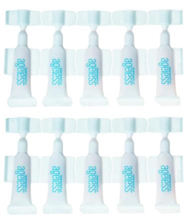 INSTANTLY AGELESS - Facelift In A Box Anti-Aging Face Cream for Forehead Wrinkles, Eyebrows, and Under-Eye Bags (10 Vials)… 10 Count (Pack of 1)