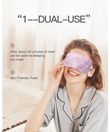 10 PCS Lavender Steam Eye Mask for Dry Eye Relief and Dark Circles - Self Heating, Disposable and Soothing Headache - Eye Steam Mask for Puffiness and Fatigue - Buy Online on SooperMarket.com