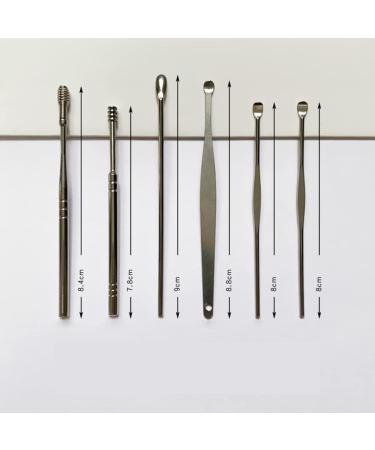 Earwax Cleaner Tool Set Earwax Removal Set Earwax Removal Kit for Adults One Set Includes 6 Pieces (3 pcs yellow leather package) 3 pcs Yellow Leather Package - Buy Online on SooperMarket.com