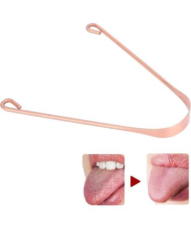 Pure Copper Tongue Scraper - U-Shaped Design for Oral Hygiene & Fresh Breath - Buy Online on SooperMarket.com
