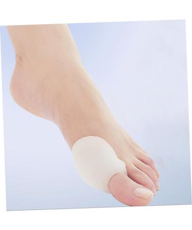 White Gel Bunion Protector Set - Nursing Clip Board Pair with Spreader, Guard, Straightener, Orthotics, and Splint for Eversion and Correction - Buy Online on SooperMarket.com