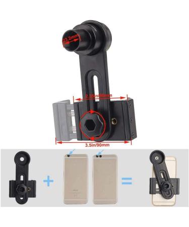 Celticbird Microscope Smartphone Camera Adapter | Built-in WF 16X Eyepiece Accessory - Buy Online on SooperMarket.com