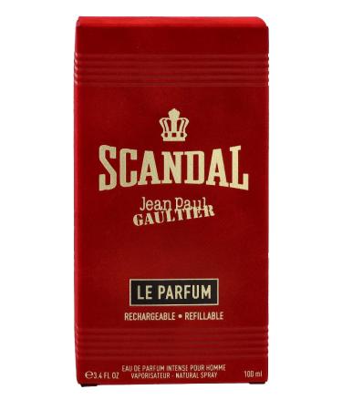 Jean Paul Gaultier Scandal Le Eau de Parfum Intense Refillable Spray for Men 3.4 Ounce - Buy Online on SooperMarket.com