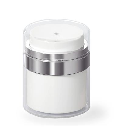 XAOUS Cream Jar Vacuum Bottle,Thicken Small Empty Airless Cosmetic Container Lotion Dispenser With Pump -Travel Containers For Creams, Gels & LotionsLeak Proof, Bottles Toiletries (0.1, 1pcs) 0.1 1pcs