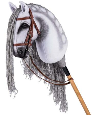 HUMMA Bridle for Hobby Horses | Sustainable Brown Leather | Eco-Friendly LL Brown - Buy Online on SooperMarket.com