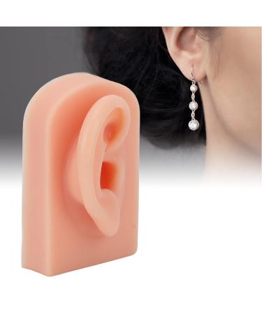 Fallen Ear Model - Soft Silicone Right Ear for Piercing Training & Headphone Display (Light Skin Color) - Reusable & Multi-Purpose - Buy Online on SooperMarket.com