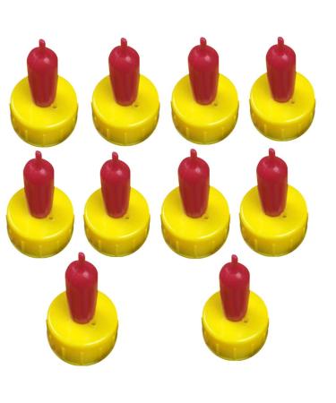 10pcs Nipple Orphan Bottle Lamb Pet Pup Dog Red Sheep Cat Goat Teat Drink Animal Feeding