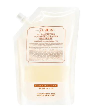 Kiehl's Bath and Shower Liquid Body Cleanser Grapefruit  33.8 Ounce