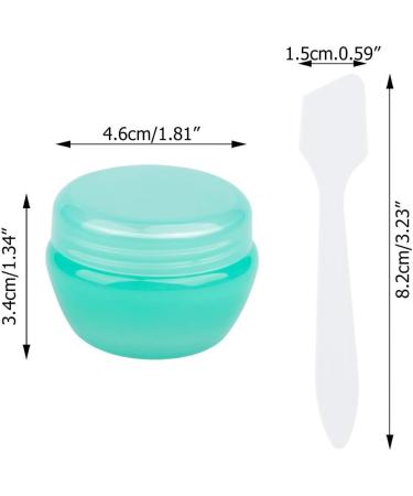 Yucool TSA-Approved Travel Containers - 10 Leak-proof 20ml Mini Bottles with Spatulas for Toiletries & Makeup - Refillable & Empty - Buy Online on SooperMarket.com