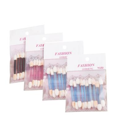 Mikinona 40pcs Sponge Stick Sponges Makeup Make up for Face Eye Makeup Brushes Plastic Abs