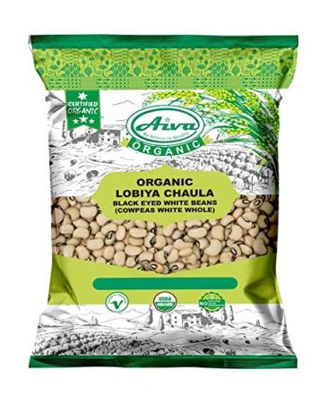 AIVA ORGANIC BLACK EYE BEANS - USDA Certified 4 LB 4 Pound (Pack of 1)