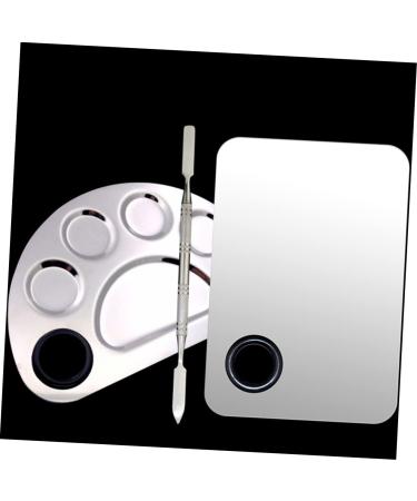 Shop 2 Sets Stainless Steel Makeup & Nail Art Palette Kit - International Shipping Available - Buy Online on SooperMarket.com