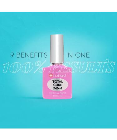 Nail-Aid Total Cure 9 in 1 Treatment Clear 0.51 Fl Oz - Nail Care Solution - Buy Online on SooperMarket.com