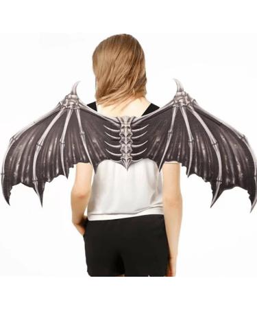 Cosplay Wings Angel Wings White Black Devil Skull Vampires Props Role Play Party Show Halloween Mardi Gras - Buy Online on SooperMarket.com