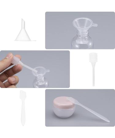 11-Piece Travel Bottle Set | 30/50/60/80ml Containers for Cosmetics Sprays & Creams | Portable Travel Accessories - Buy Online on SooperMarket.com