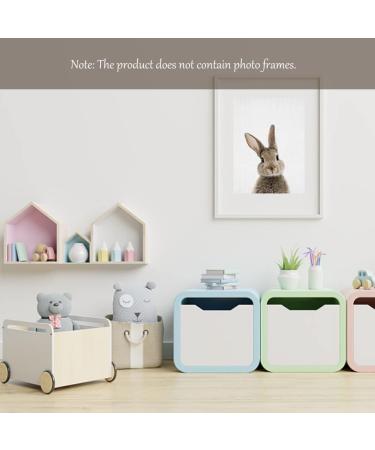 Forest Animals Poster Set - Set of 6 Children's Room Wall Art and Safari Decoration - Buy Online on SooperMarket.com