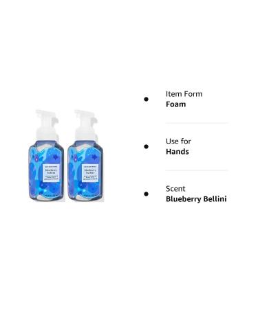 Bath & Body Works Blueberry Bellini Gentle Foaming Hand Soap 8.75oz 2-Pack - Blueberry Bellini Scent - Buy Online on SooperMarket.com